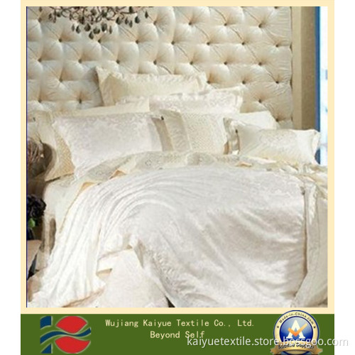 SGS Polyester Strip Satin Fabric for Hotel Bedding Sets/Bed Linen (WJ-KY-186)